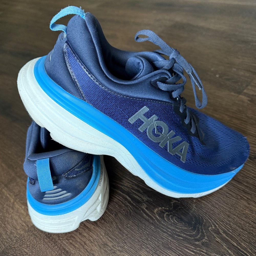 Hoka Men's Bondi 8 Sneaker Outer Space/All Aboard